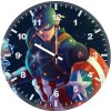 captain america mjolnir artwork 9c wall clock