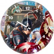 avengers assemble artwork fq wall clock