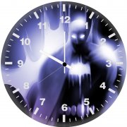 batman neon art yx wall clock