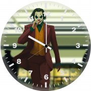 joker gone away ru wall clock