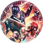 captain america civil war poster kk wall clock