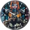 batman and girl superheroes sy wall clock