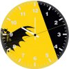 batman yellow wj wall clock