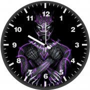 black panther crusader rb wall clock
