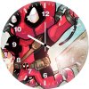 chibi deadpool dj wall clock