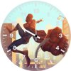 spiderman new artwork xc wall clock