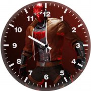 red hood rebellious dd wall clock