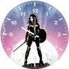 wonder woman seeing nt wall clock