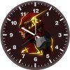 flash glowing minimal er wall clock
