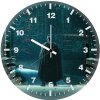 the chilling saga of batman in snow ls wall clock