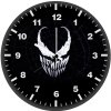 venom minimalist logo 6v wall clock