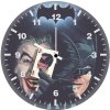 old joker and bat minimal v9 wall clock