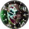 joker put on a happy face artwork y2 wall clock