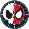spider skull gg wall clock