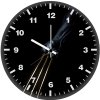 wolverine gold claws dark minimal lo wall clock