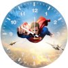 superman man of tomorrow yc wall clock
