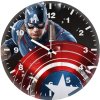 art captain america n3 wall clock