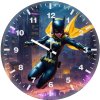 batgirl watchful gaze qq wall clock