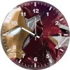 iron man closeup j0 wall clock