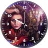 captain marvel infinity gauntlet lj wall clock