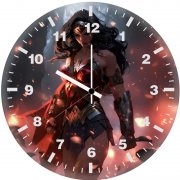 amazonian explorer wonder woman tf wall clock