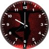 the black widow fanart ya wall clock