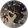 wonder woman vs ares artwork b9 wall clock