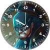 captain america hammer7u wall clock