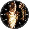 black adam xo wall clock
