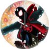 spider verse artworks la wall clock