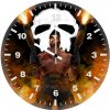 punisher in motion in wall clock