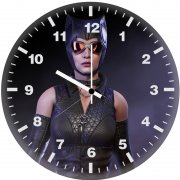 batman knightfall catwoman 8w wall clock