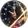 wonder woman badass yf wall clock