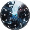 batman vs deathstroke 9p wall clock