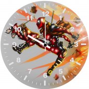deadpool artwork ww wall clock