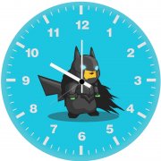 batman pokefusion v8 wall clock