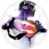 superman action comics artwork ab wall clock