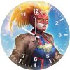 captain marvel pilot xi wall clock