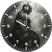 bat shield vy wall clock