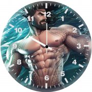 aquaman underwater new art ke wall clock