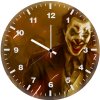 joker mad guy on wall clock