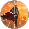 henry cavill iconic superman mo wall clock