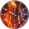 keanu reeves as ghostrider ic wall clock