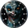 devil joker pm wall clock