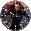 black widow fierce whispers rd wall clock