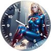 supergirl a heroic stance vp wall clock