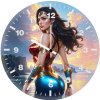 wonder woman unleashed uq wall clock