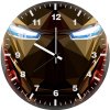 iron man low poly artwork mn wall clock