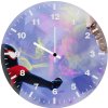 king pin vs spiderman and gwen stacy me wall clock