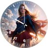 supergirl soaring presence in the city gd wall clock